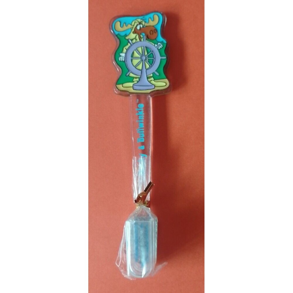 Ward Prod. Vintage Adventures Of Rocky And Bullwinkle Toothbrush New Ship Wheel